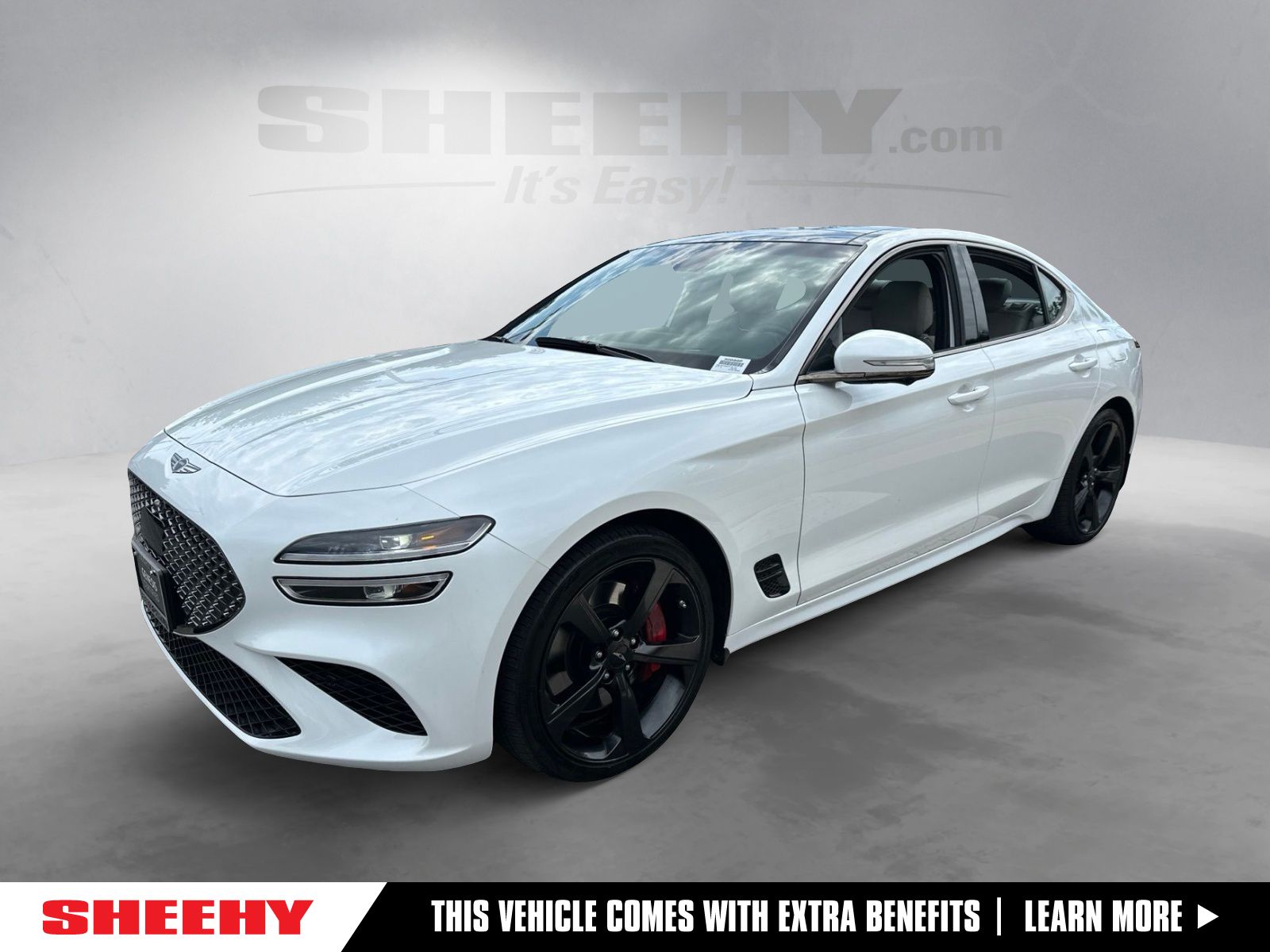 Uyuni White 2026 Genesis G70 Sedan All-Wheel Drive 8-Speed Automatic