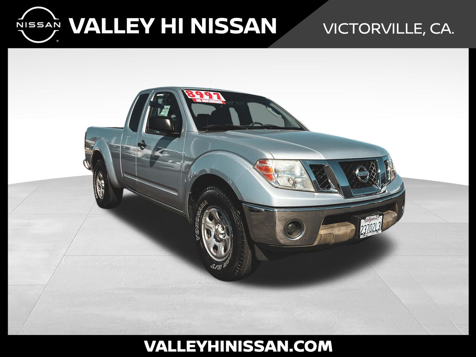 Silver Lightning Metallic 2010 Nissan Frontier Pickup Truck 4X2 5-Speed Automatic Overdrive