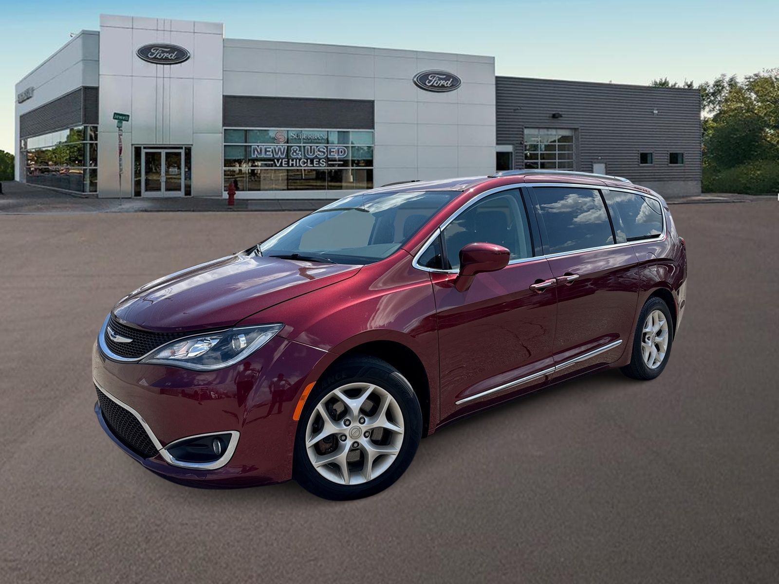 Velvet Red Pearlcoat 2018 Chrysler Pacifica Touring L Plus FWD Minivan Front-Wheel Drive 9-Speed Automatic