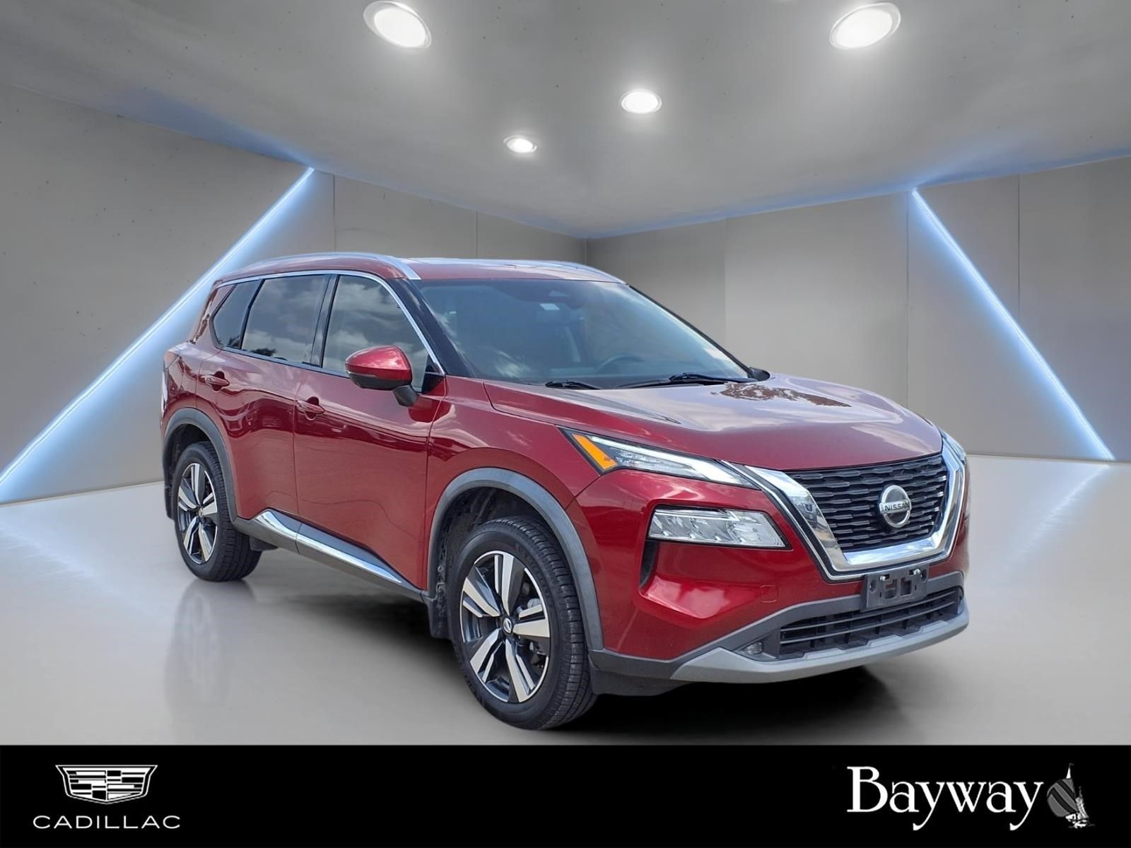 2021 Nissan Rogue SL Red at Central Houston Nissan