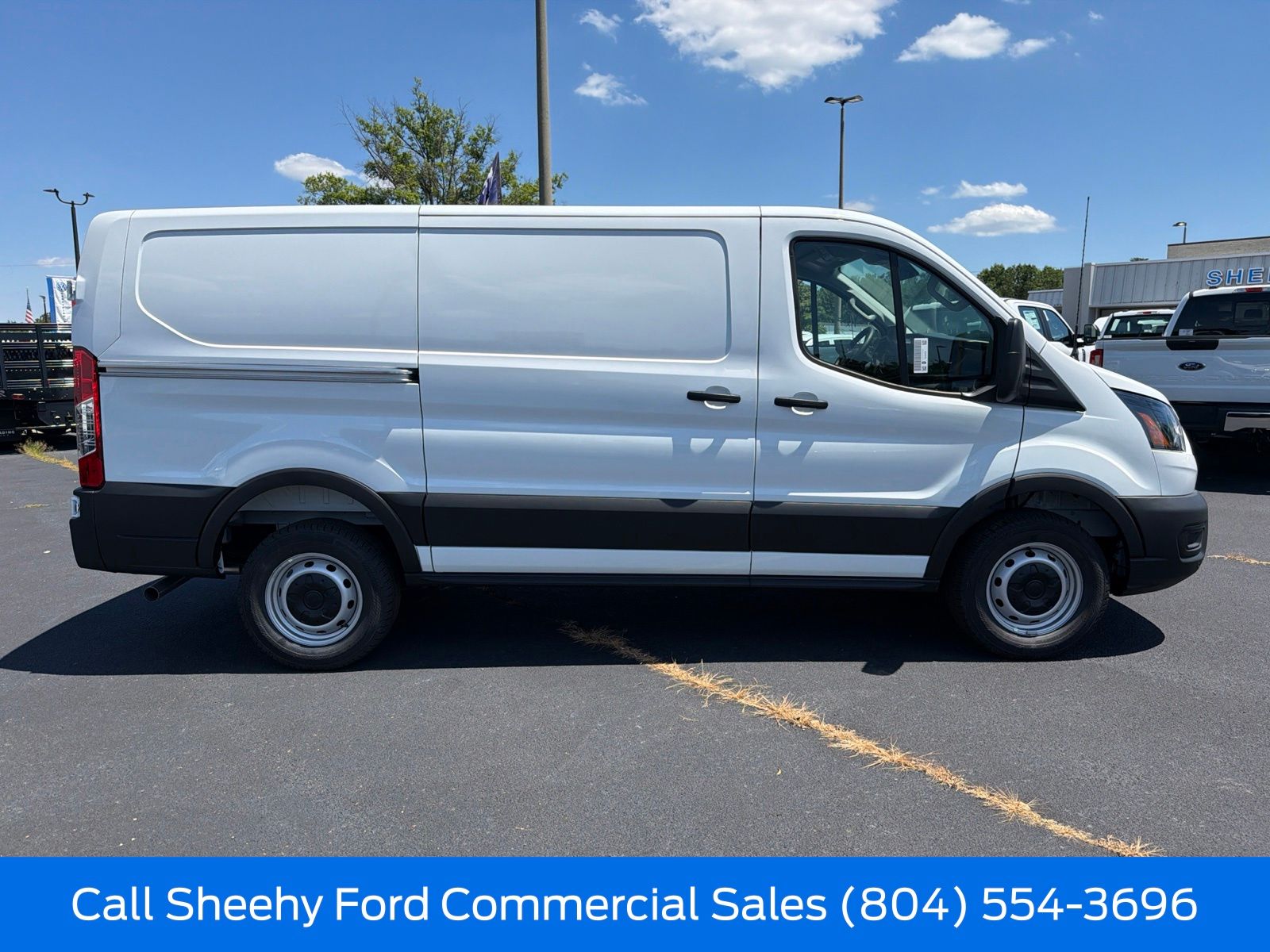 New 2026 Oxford White Ford Low Roof Cargo Van image 5