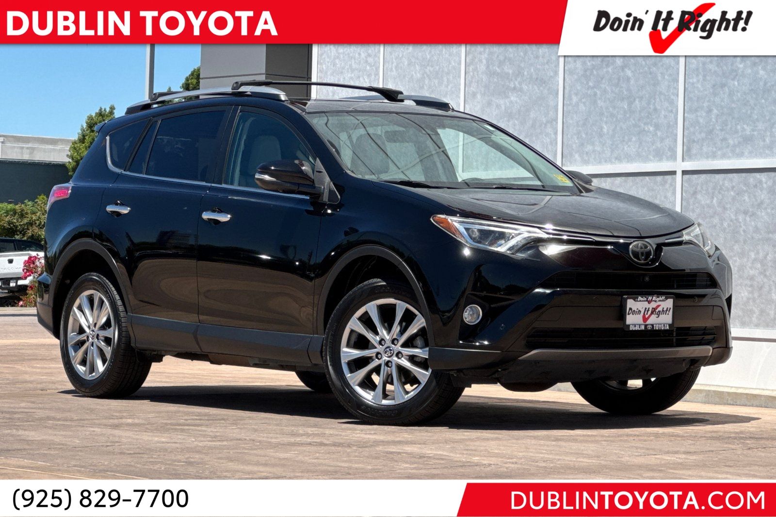 Black 2017 Toyota RAV4 SUV / Crossover All-Wheel Drive 6-Speed Automatic