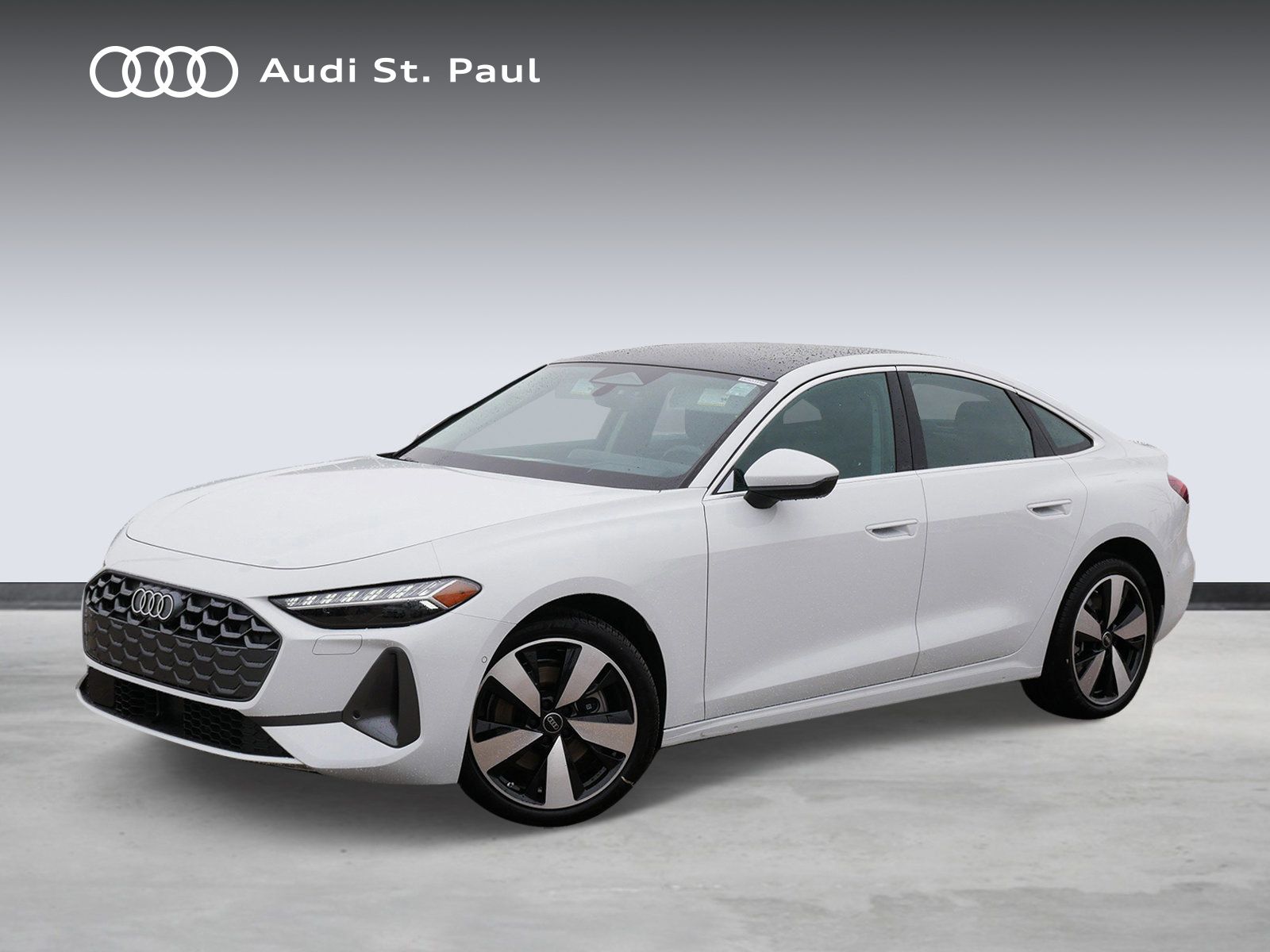 Glacier White Metallic 2025 Audi A5 quattro Premium Plus Sedan Sedan All-Wheel Drive 7-Speed Automatic