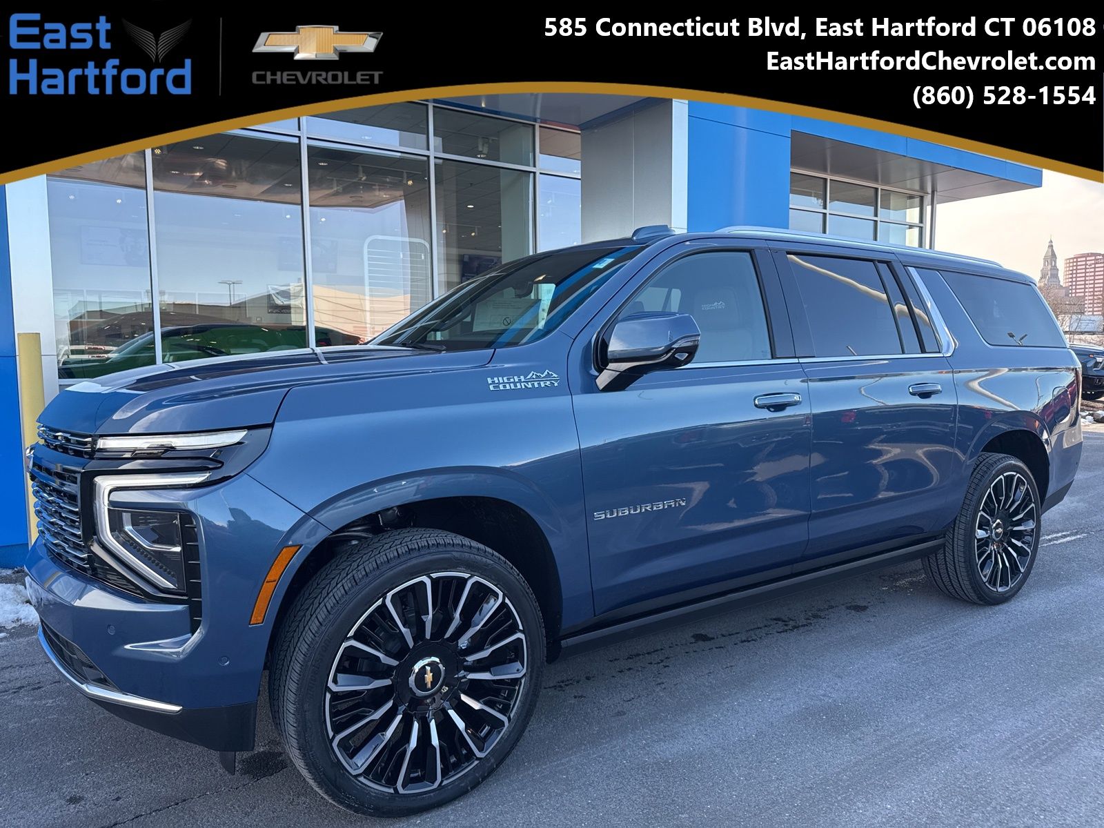 Lakeshore Blue Metallic 2026 Chevrolet Suburban SUV / Crossover Four-Wheel Drive
