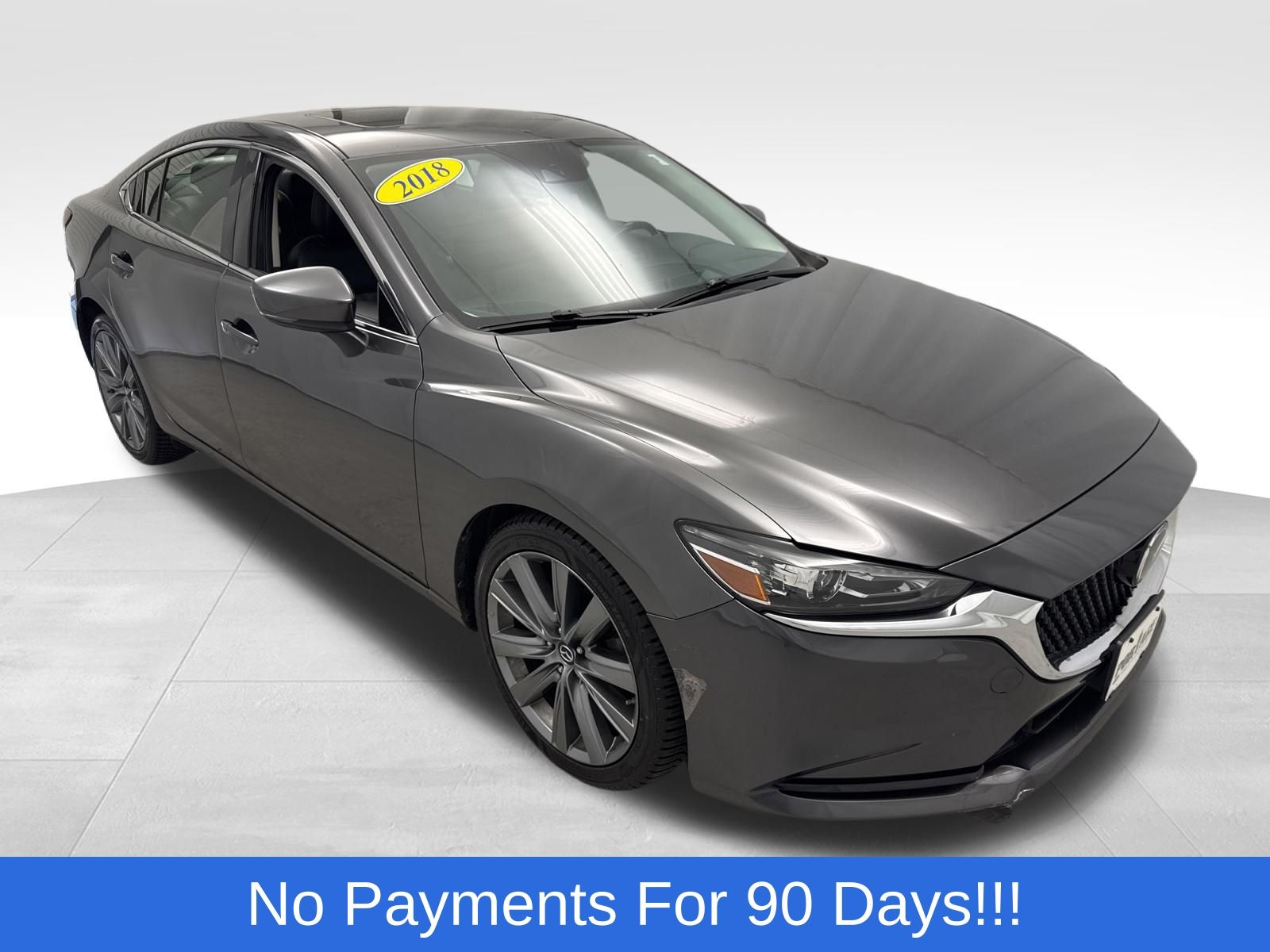 Machine Gray Metallic 2018 Mazda MAZDA6 Grand Touring Sedan FWD Sedan Front-Wheel Drive 6-Speed Automatic