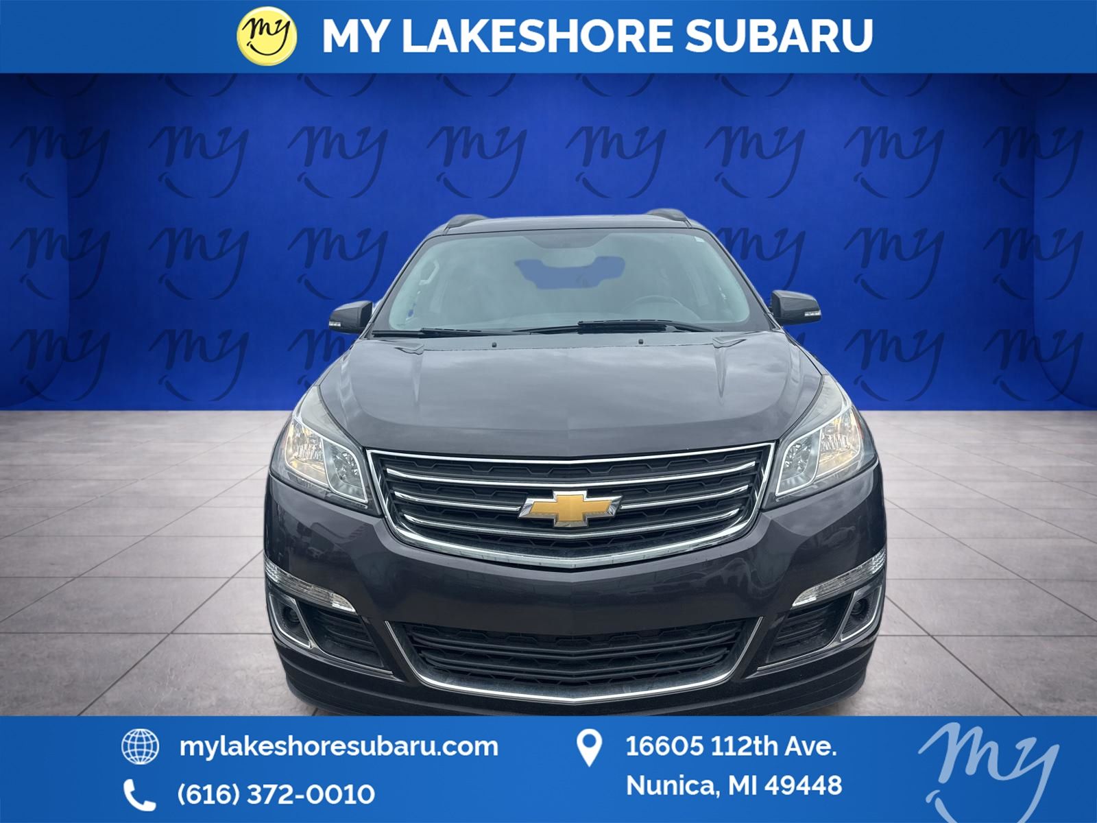 Gray (Tungsten Metallic) 2016 Chevrolet Traverse 1LT FWD SUV / Crossover Front-Wheel Drive 6-Speed Automatic