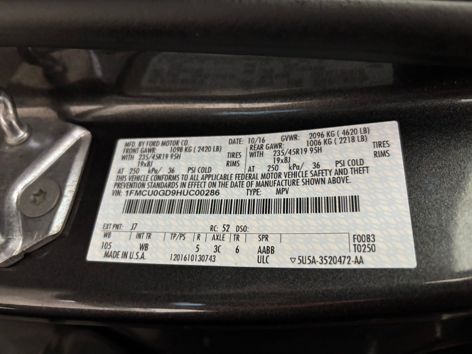 Used Car 2017 Ford Escape  Se For Sale Under $12,000 In Austin, Texas