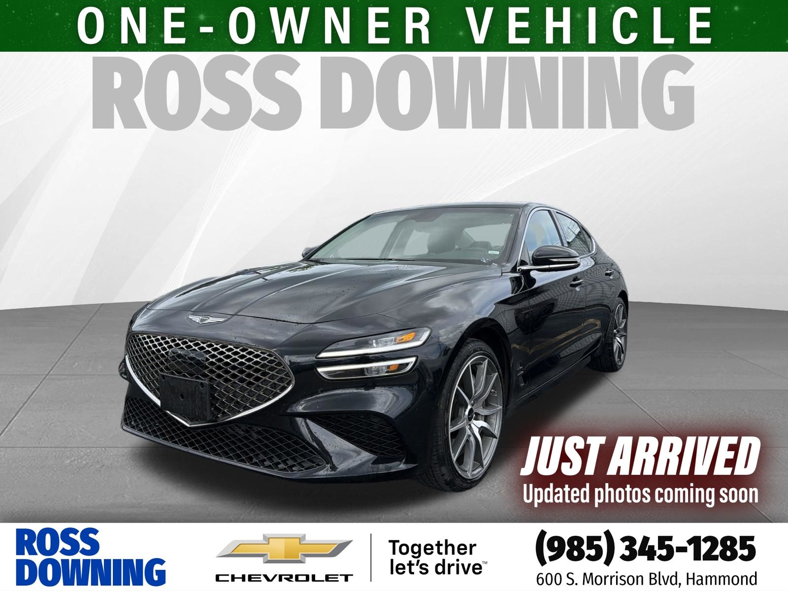 Vik Black 2025 Genesis G70 2.5T Standard RWD Sedan Rear-Wheel Drive 8-Speed Automatic