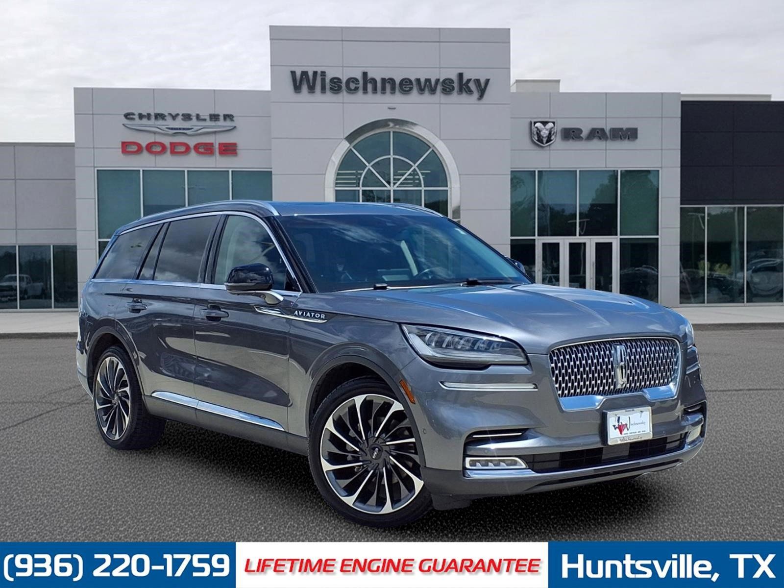Gray 2021 Lincoln Aviator Reserve AWD SUV / Crossover All-Wheel Drive Automatic