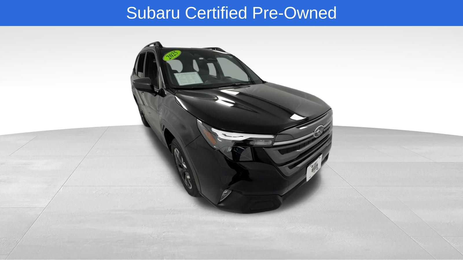 Crystal Black Silica 2025 Subaru Forester SUV / Crossover All-Wheel Drive Continuously Variable Transmission
