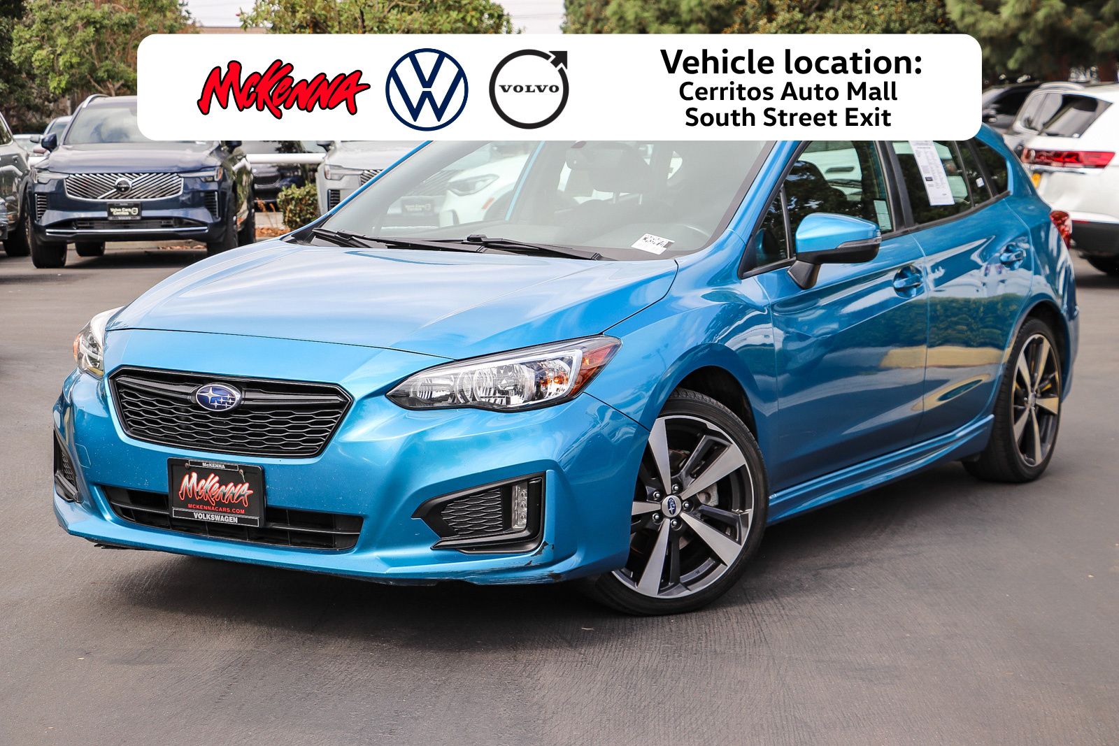 Island Blue Pearl 2018 Subaru Impreza Hatchback All-Wheel Drive Continuously Variable Transmission