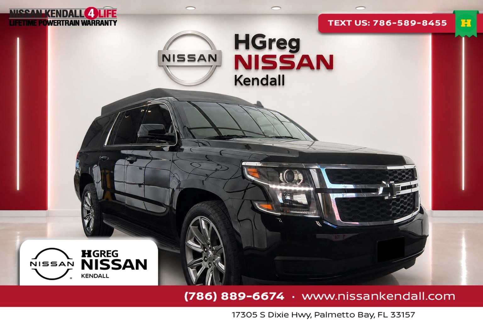 Black 2018 Chevrolet Suburban SUV / Crossover Four-Wheel Drive 6-Speed Automatic Overdrive