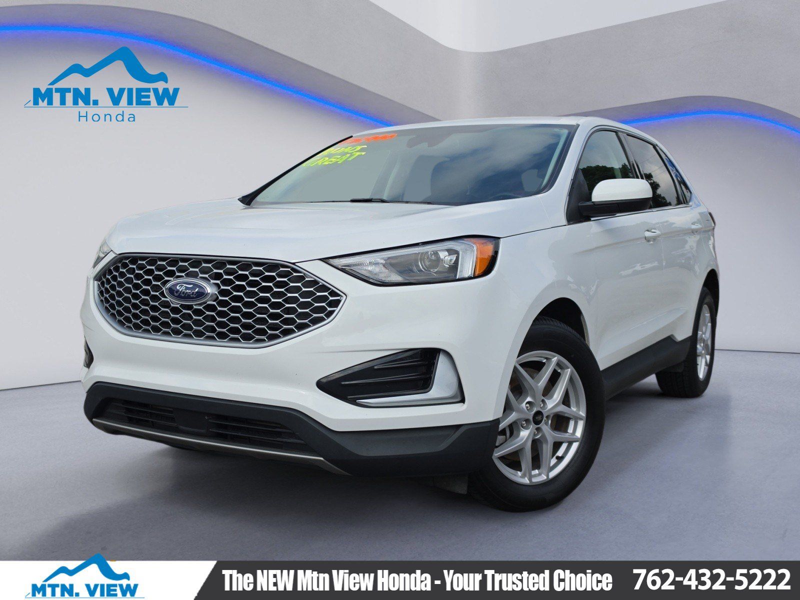 Oxford White 2023 Ford Edge SUV / Crossover All-Wheel Drive 8-Speed Automatic