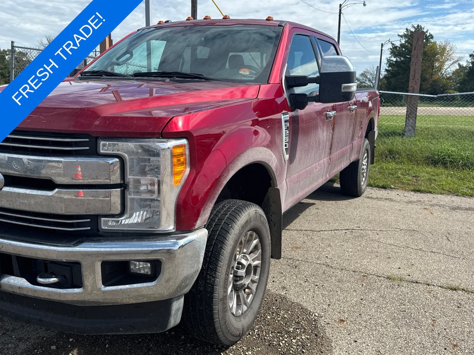 Ruby Red Metallic 2017 Ford F-250 Super Duty Pickup Truck Four-Wheel Drive 6-Speed Automatic