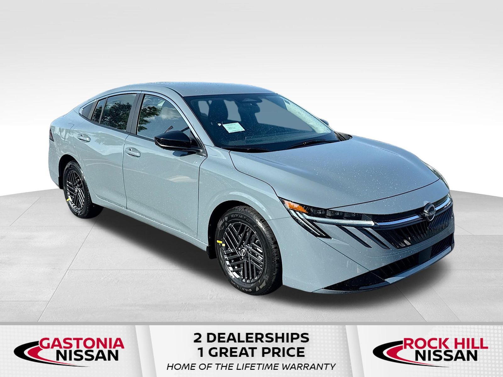 Atlantic Gray Metallic 2026 Nissan Sentra Sedan Front-Wheel Drive Continuously Variable Transmission