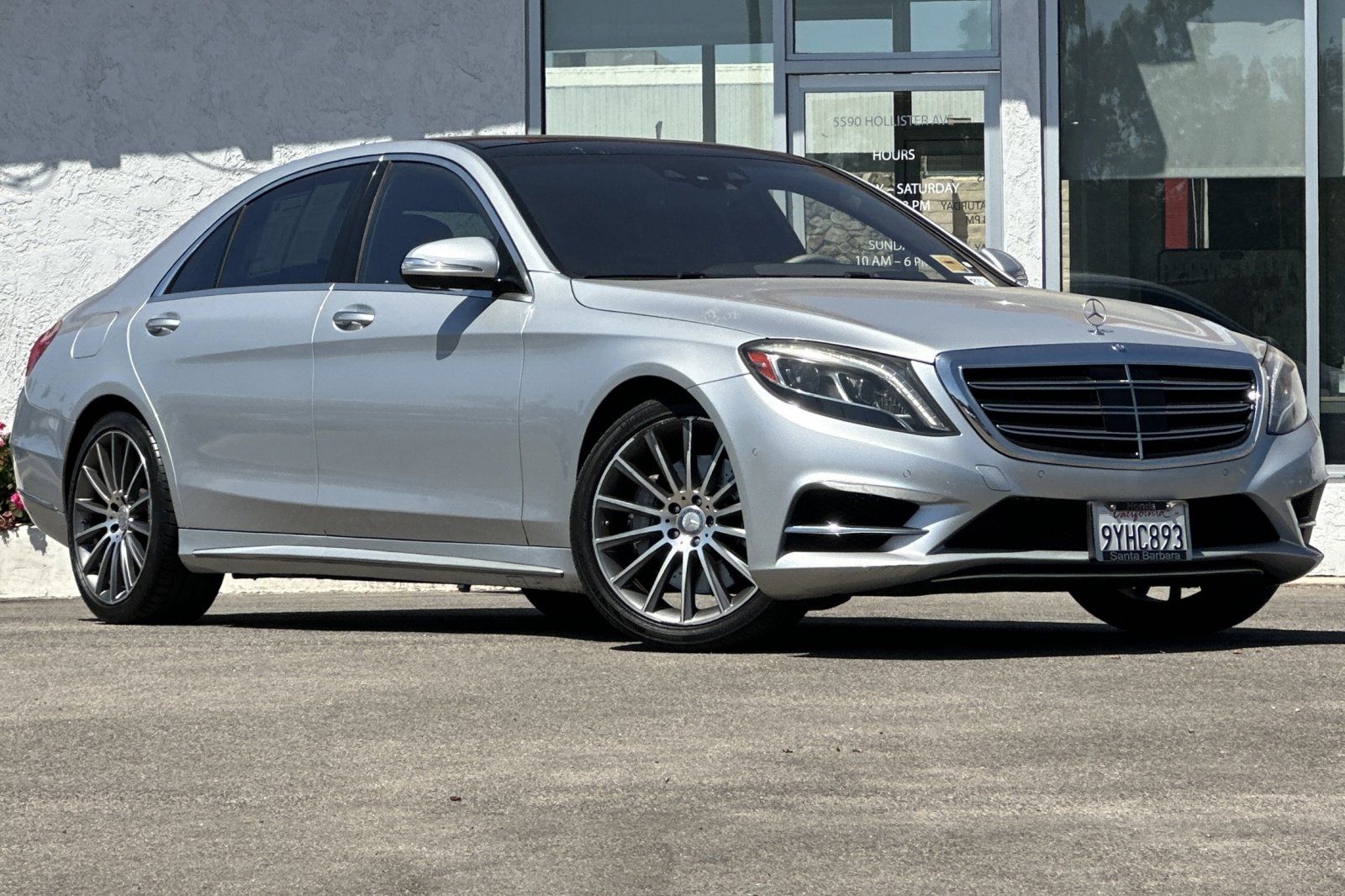 Iridium Silver Metallic 2016 Mercedes-Benz S-Class Sedan Rear-Wheel Drive 7-Speed Automatic