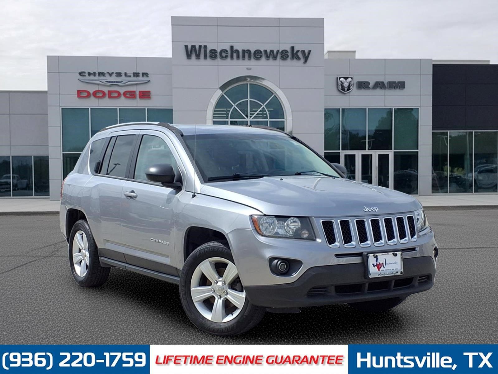 Billet Silver Metallic Clearcoat 2017 Jeep Compass SUV / Crossover Four-Wheel Drive Continuously Variable Transmission