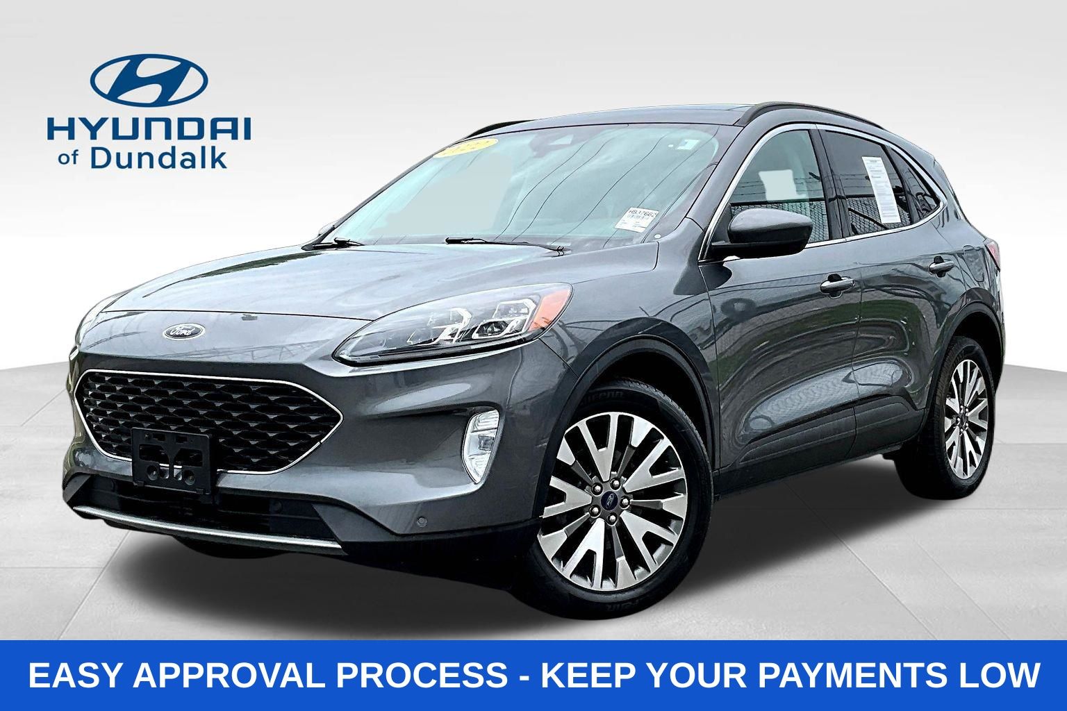 Gray Metallic 2022 Ford Escape Titanium AWD SUV / Crossover All-Wheel Drive 8-Speed Automatic
