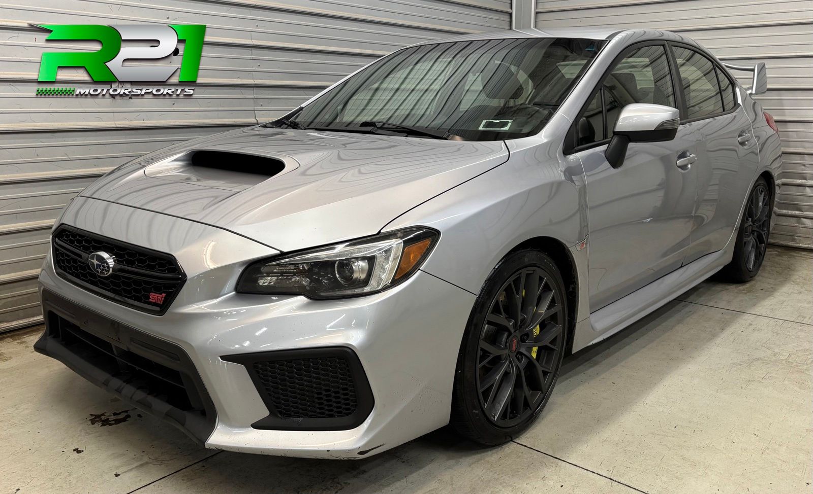 Ice Silver Metallic 2019 Subaru WRX STI Sedan All-Wheel Drive 6-Speed Manual