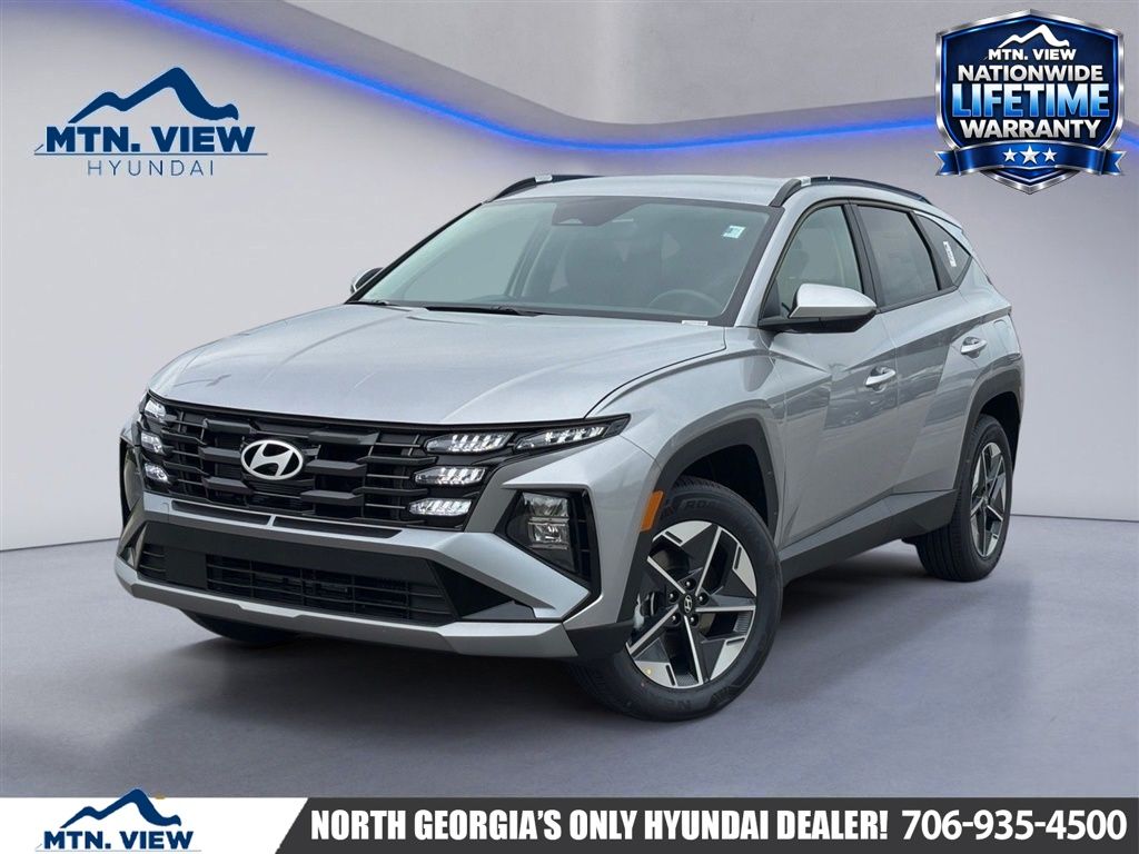 Shimmering Silver 2026 Hyundai Tucson Hybrid SUV / Crossover All-Wheel Drive 6-Speed Automatic