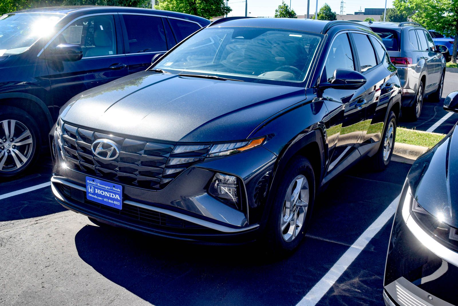 Portofino Gray 2022 Hyundai Tucson SEL AWD SUV / Crossover All-Wheel Drive 8-Speed Automatic