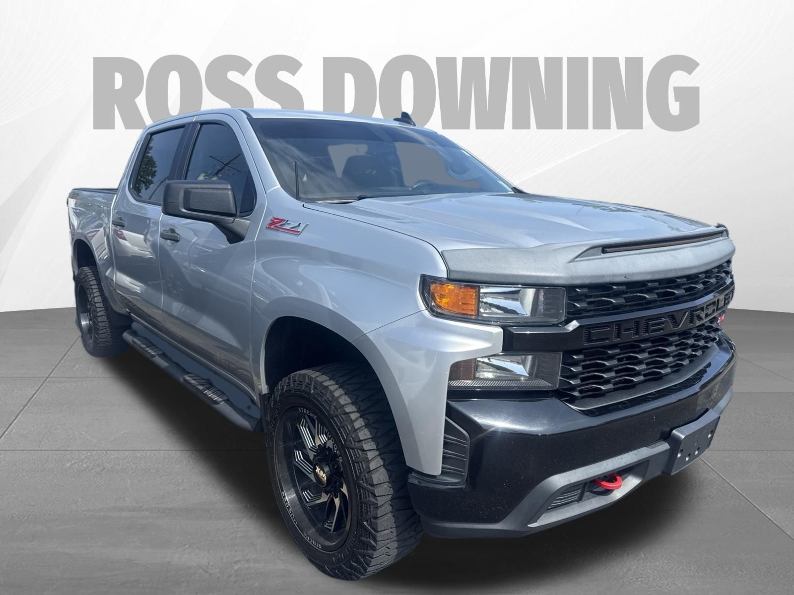 2021 Chevrolet Silverado 1500 Custom Trail Boss Silver at Ross Downing Buick GMC
