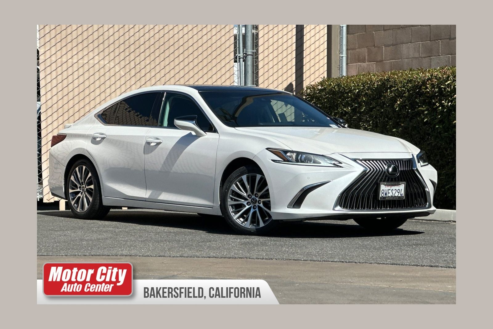 White Pearl 2021 Lexus ES 350 FWD Sedan Front-Wheel Drive 8-Speed Automatic