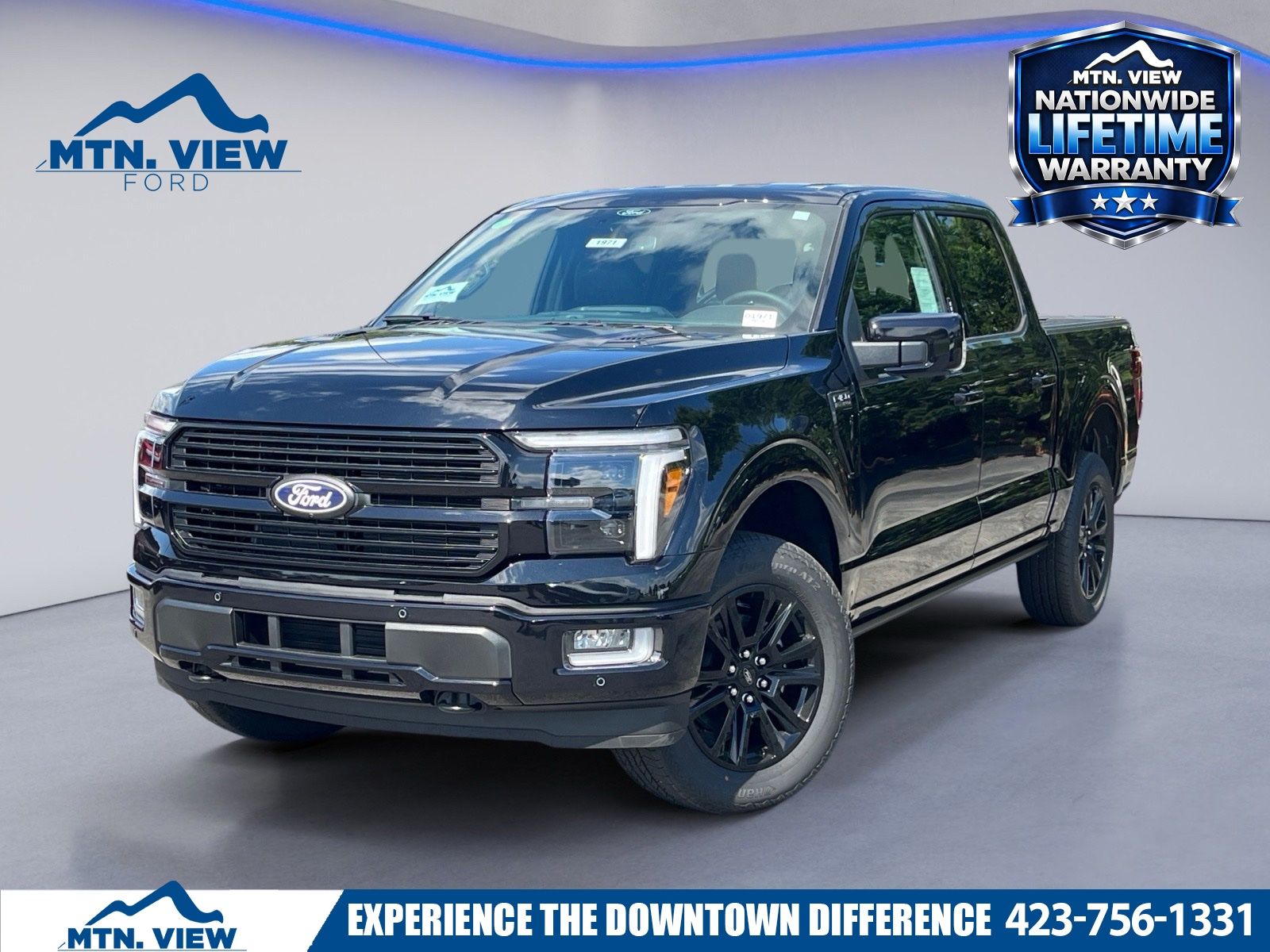 Black Metallic 2026 Ford F-150 Pickup Truck Four-Wheel Drive Automatic