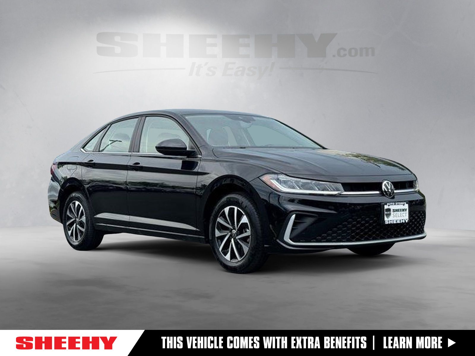 Deep Black Pearl 2026 Volkswagen Jetta Sedan Front-Wheel Drive 8-Speed Automatic