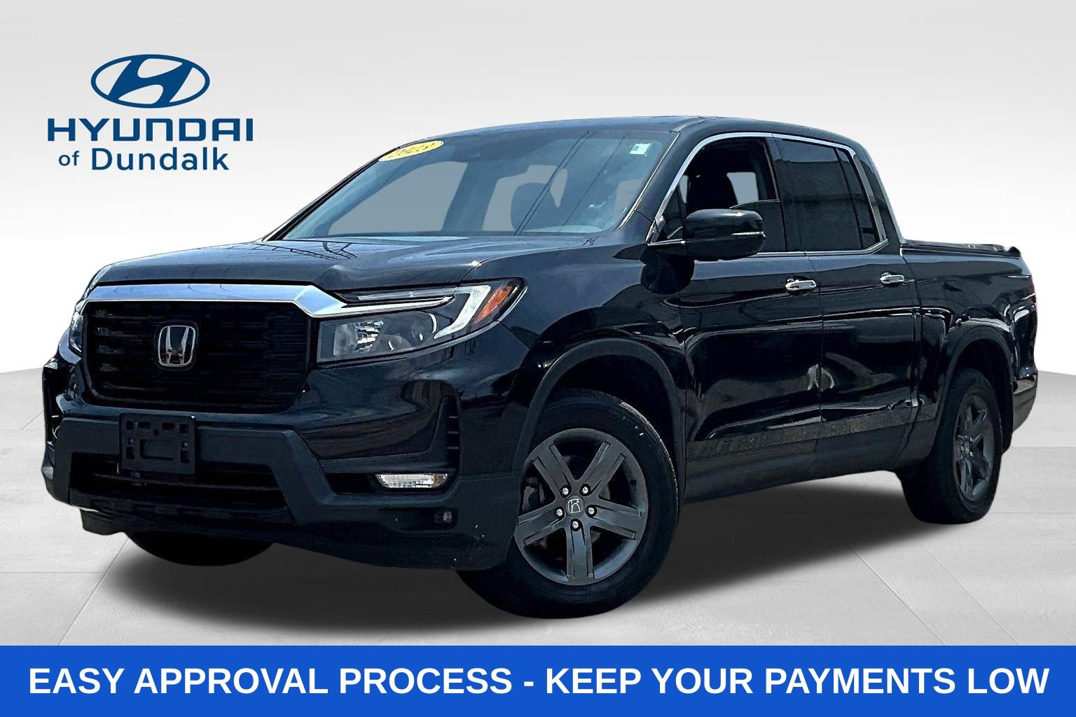 Black 2023 Honda Ridgeline RTL-E AWD Pickup Truck All-Wheel Drive 9-Speed Automatic