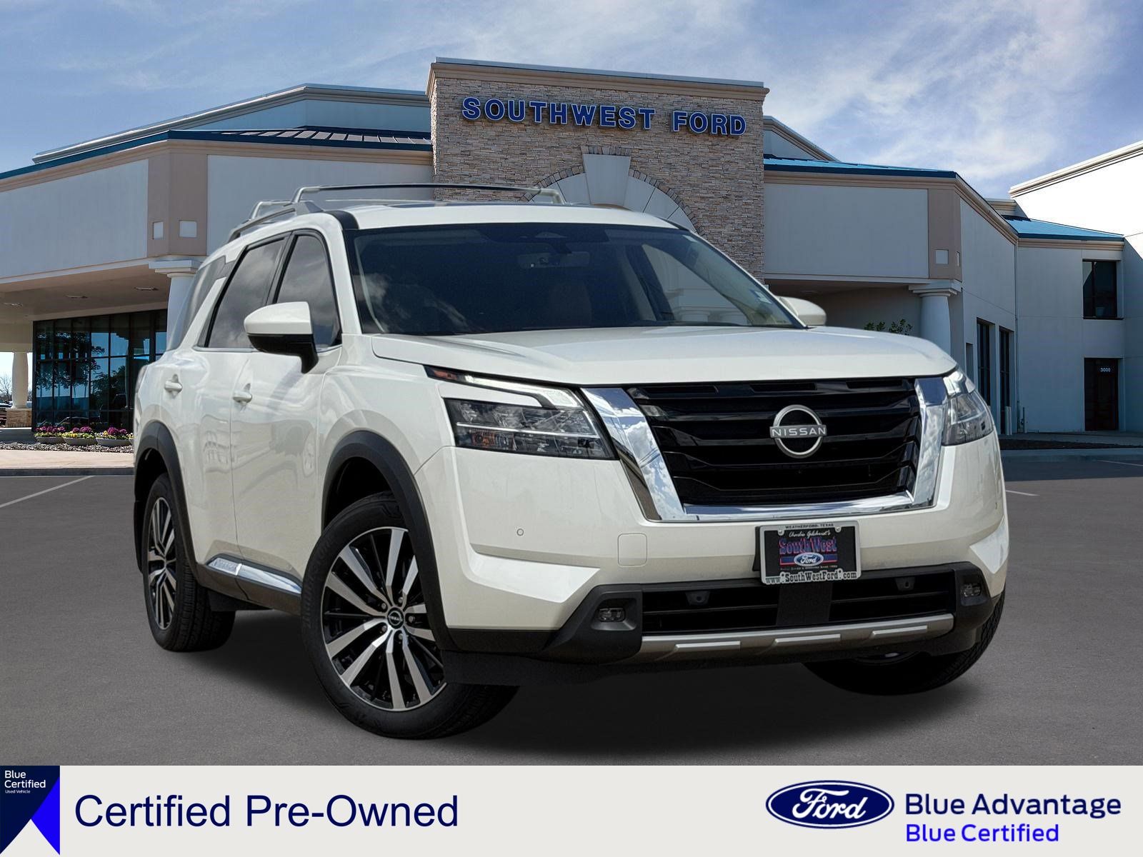 Pearl White Tricoat 2024 Nissan Pathfinder SUV / Crossover All-Wheel Drive 9-Speed Automatic