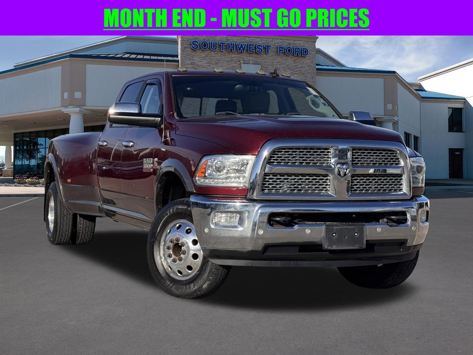 2018 RAM 3500 Laramie Crew Cab LB DRW 4WD