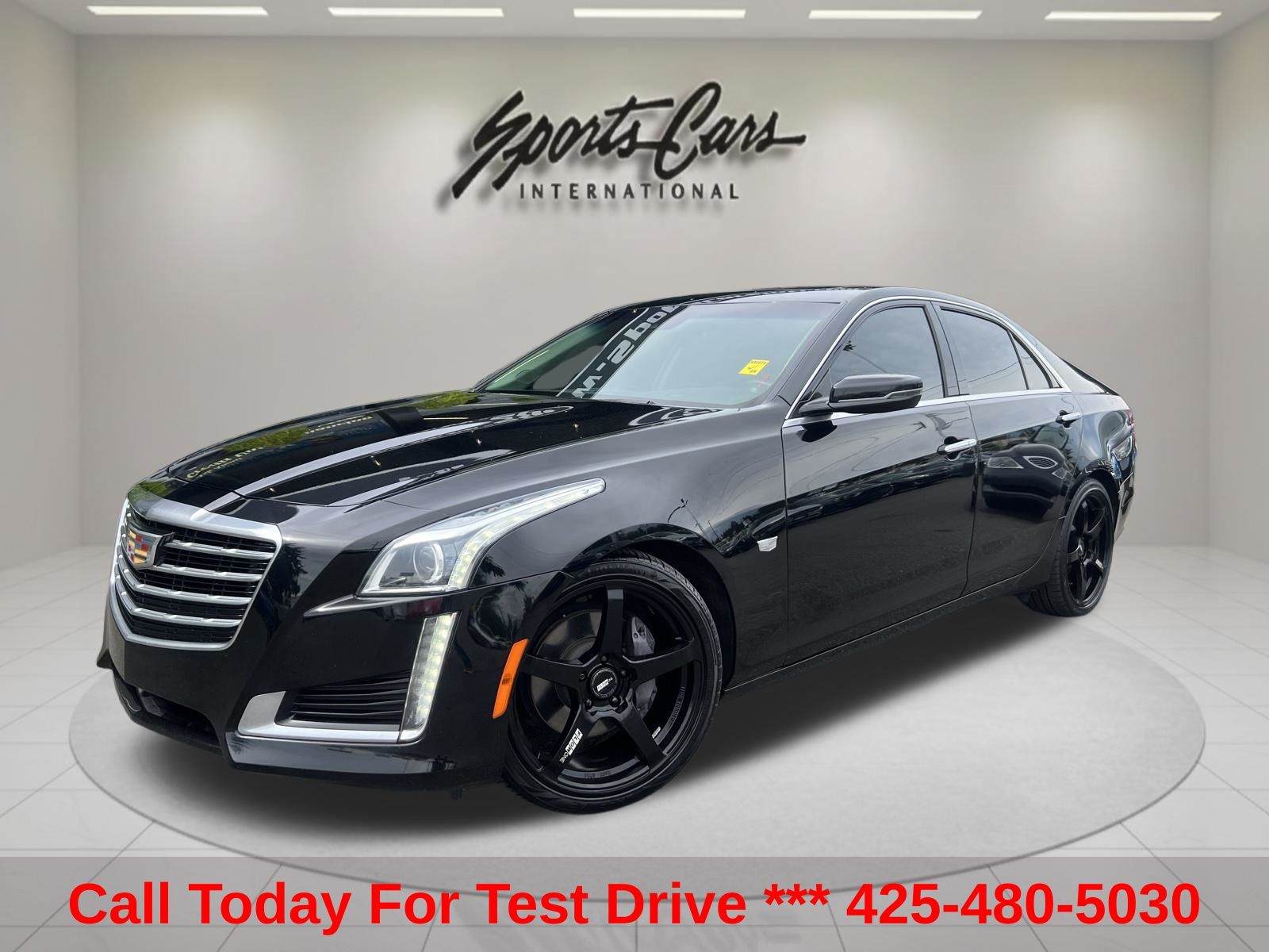 Black Raven 2018 Cadillac CTS 2.0T Luxury RWD Sedan Rear-Wheel Drive 8-Speed Automatic
