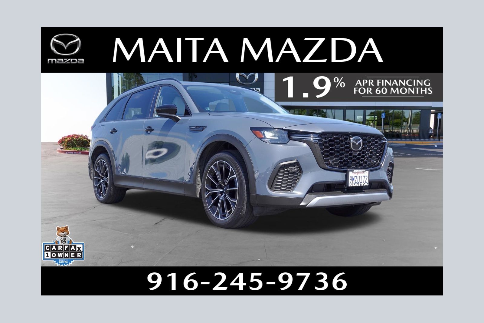 Polymetal Gray Metallic 2025 Mazda CX-70 SUV / Crossover All-Wheel Drive 8-Speed Automatic