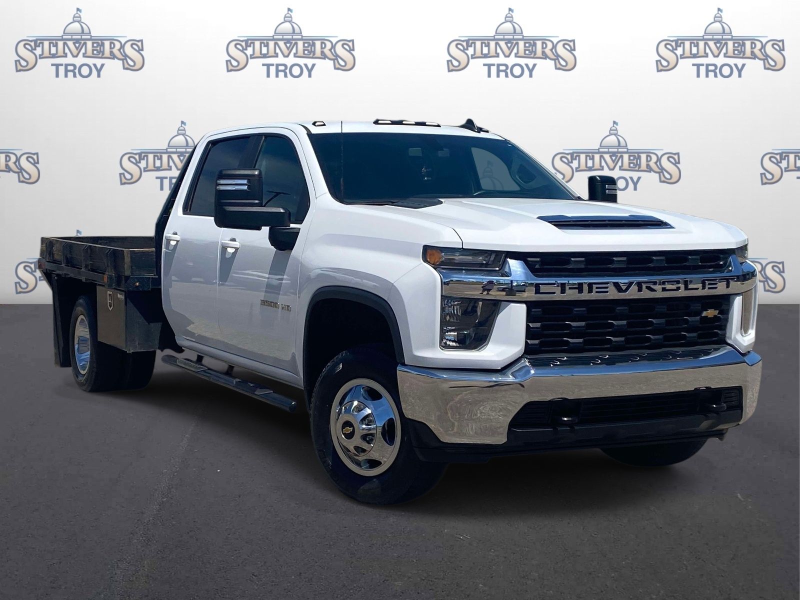 Summit White 2022 Chevrolet Silverado 3500HD LT Crew Cab LB 4WD Pickup Truck Four-Wheel Drive 6-Speed Automatic