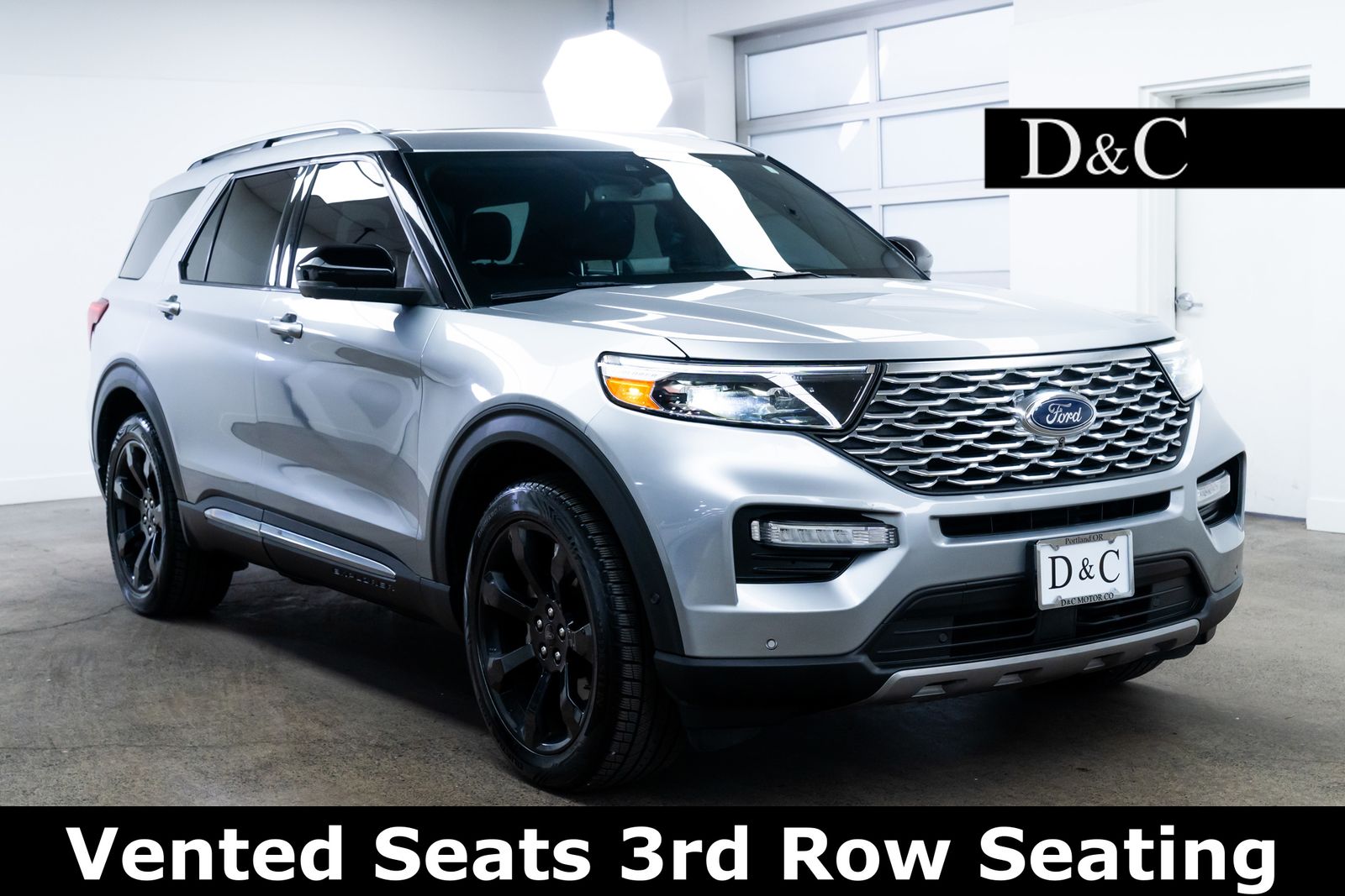 Silver 2020 Ford Explorer Platinum AWD SUV / Crossover All-Wheel Drive Automatic