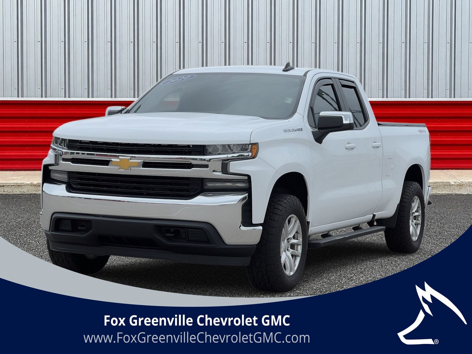 Summit White 2020 Chevrolet Silverado 1500 Pickup Truck Four-Wheel Drive Automatic