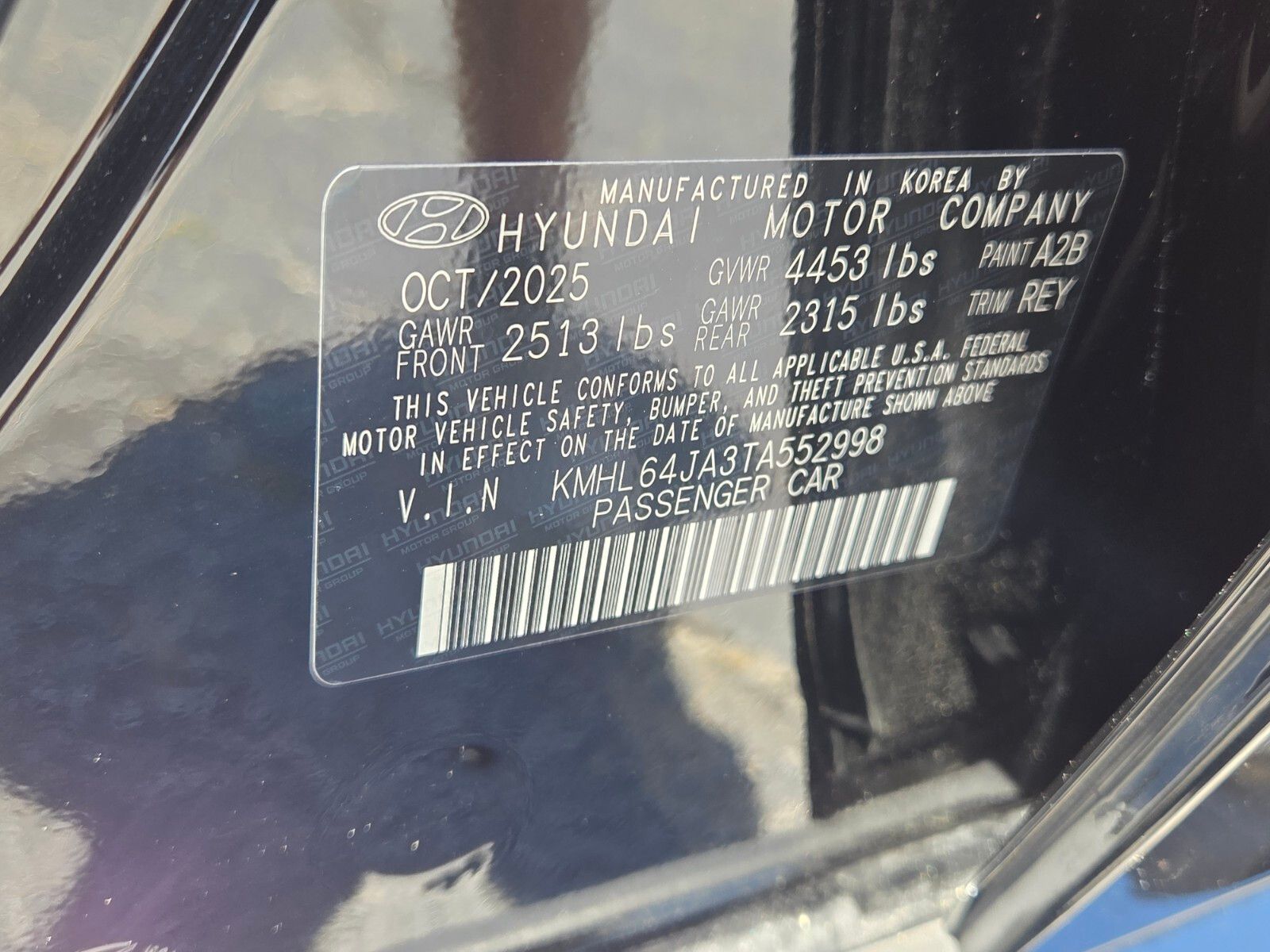New 2026 Black Hyundai SEL Sport image 17