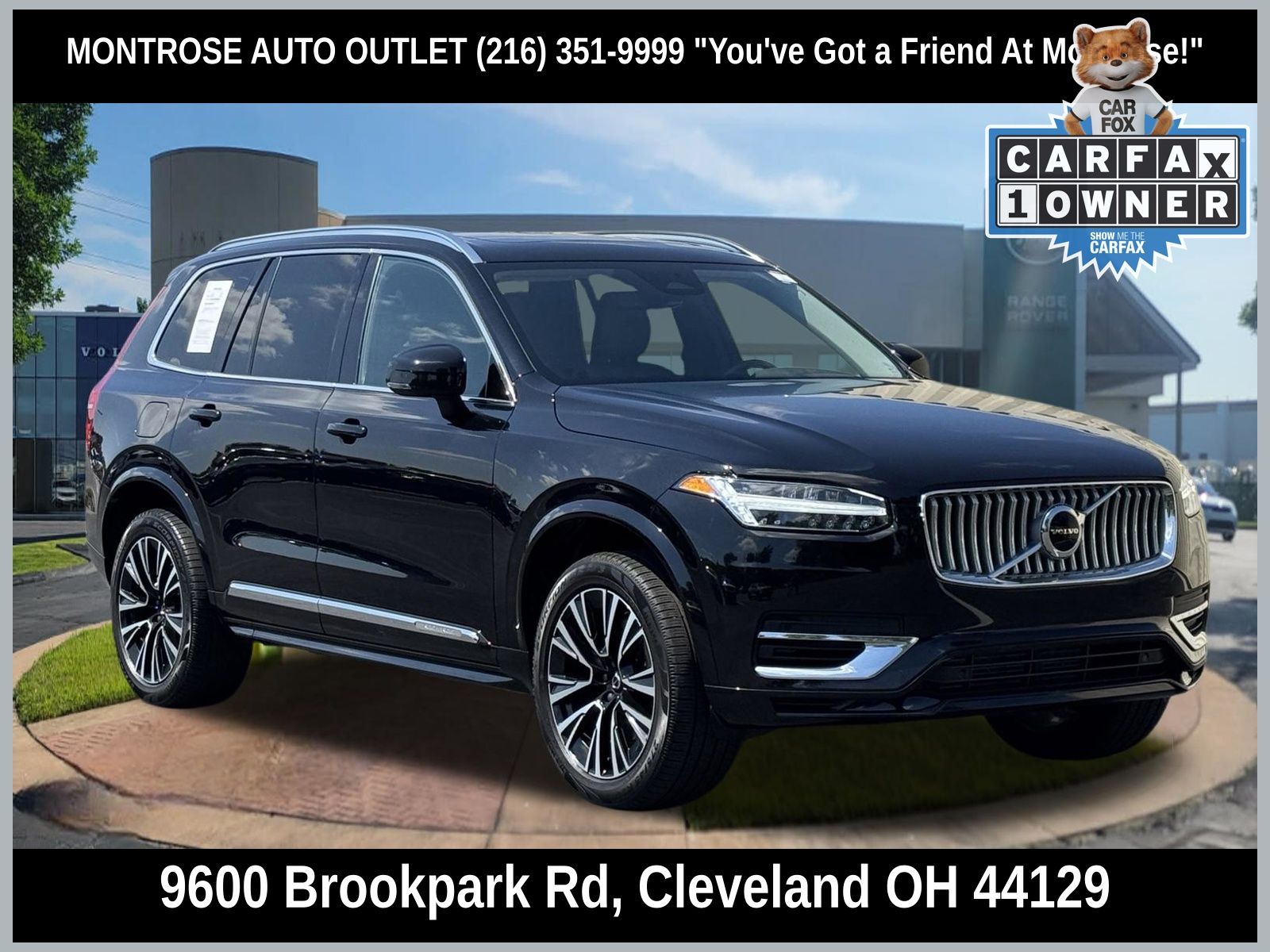 Onyx Black Metallic 2023 Volvo XC90 SUV / Crossover All-Wheel Drive Automatic