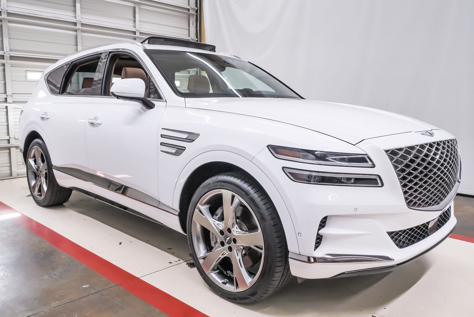 2023 Genesis GV80 3.5T White at Emmons Autoplex