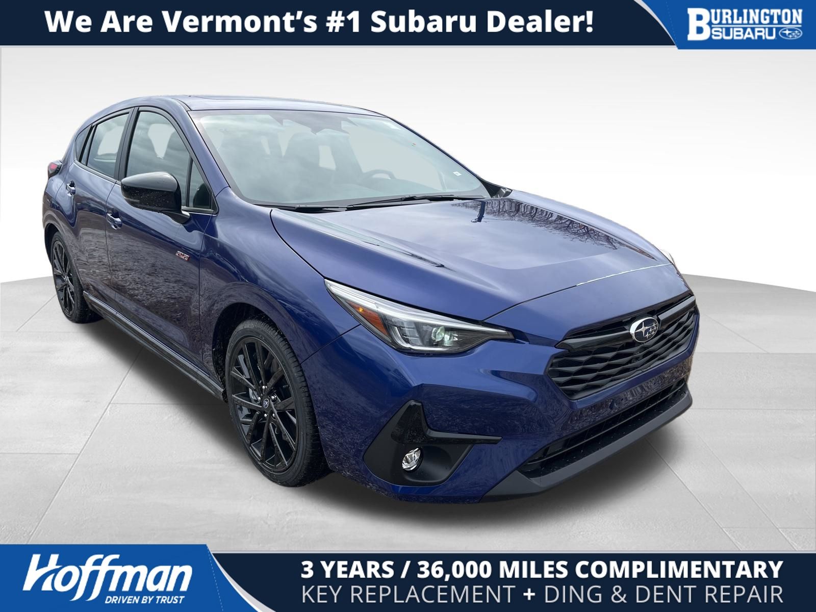 Sapphire Blue Pearl 2026 Subaru Impreza RS AWD Wagon All-Wheel Drive Continuously Variable Transmission