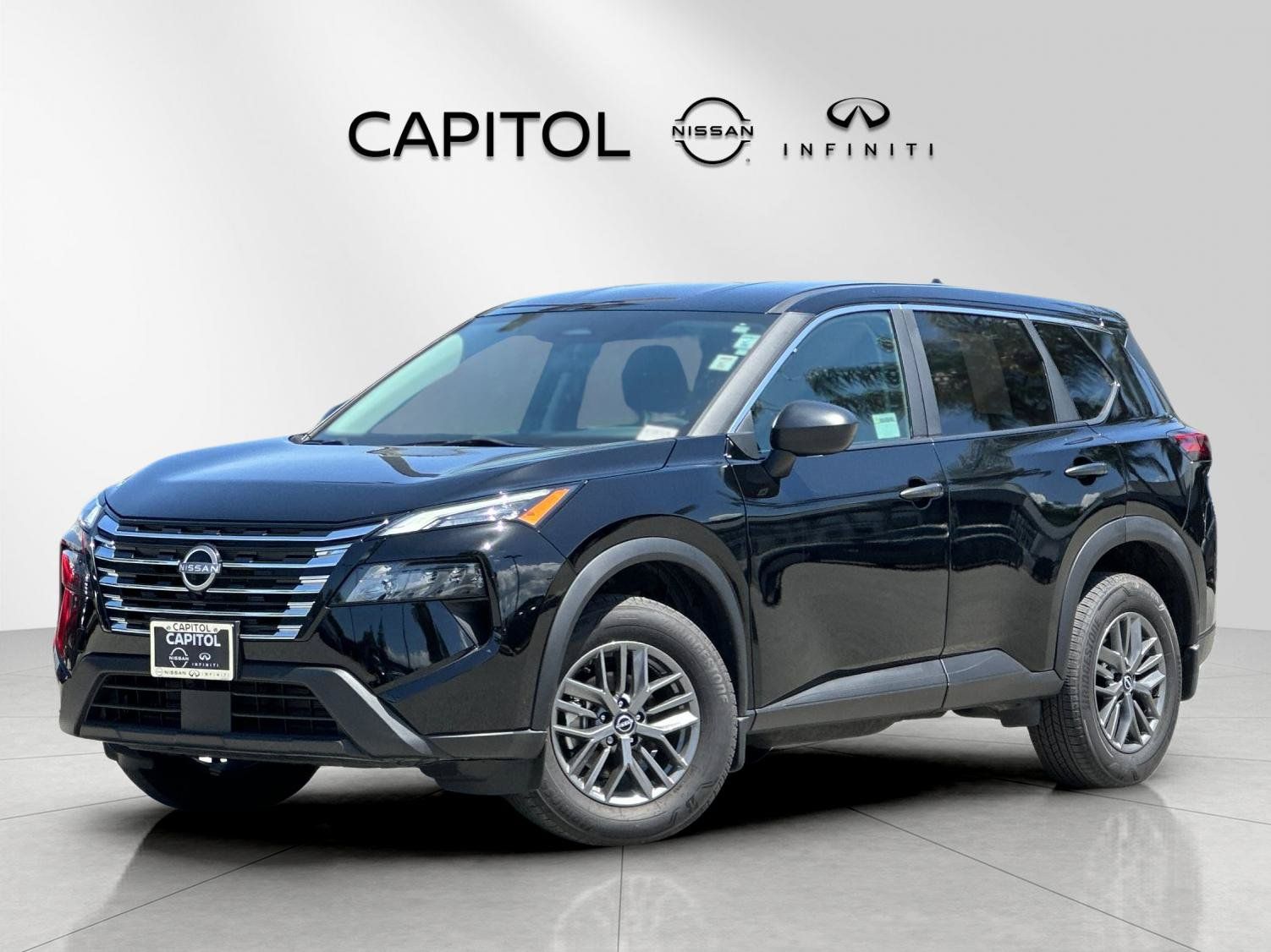 Super Black 2024 Nissan Rogue SUV / Crossover Front-Wheel Drive Continuously Variable Transmission