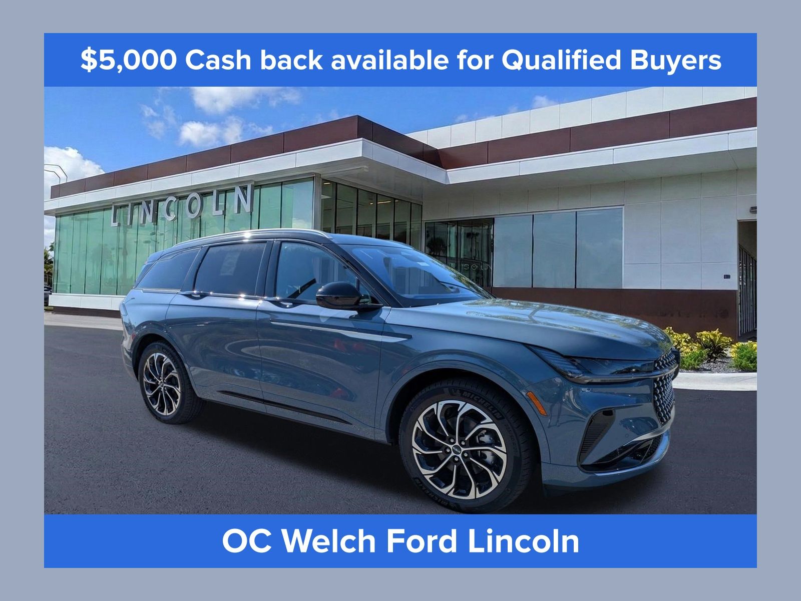 Blue Metallic 2026 Lincoln Nautilus SUV / Crossover All-Wheel Drive Continuously Variable Transmission