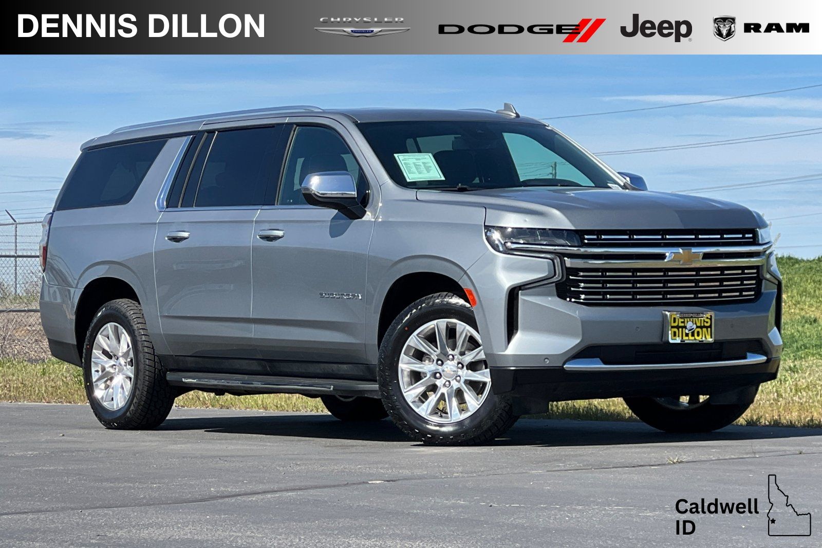 Sterling Gray Metallic 2024 Chevrolet Suburban Premier 4WD SUV / Crossover Four-Wheel Drive