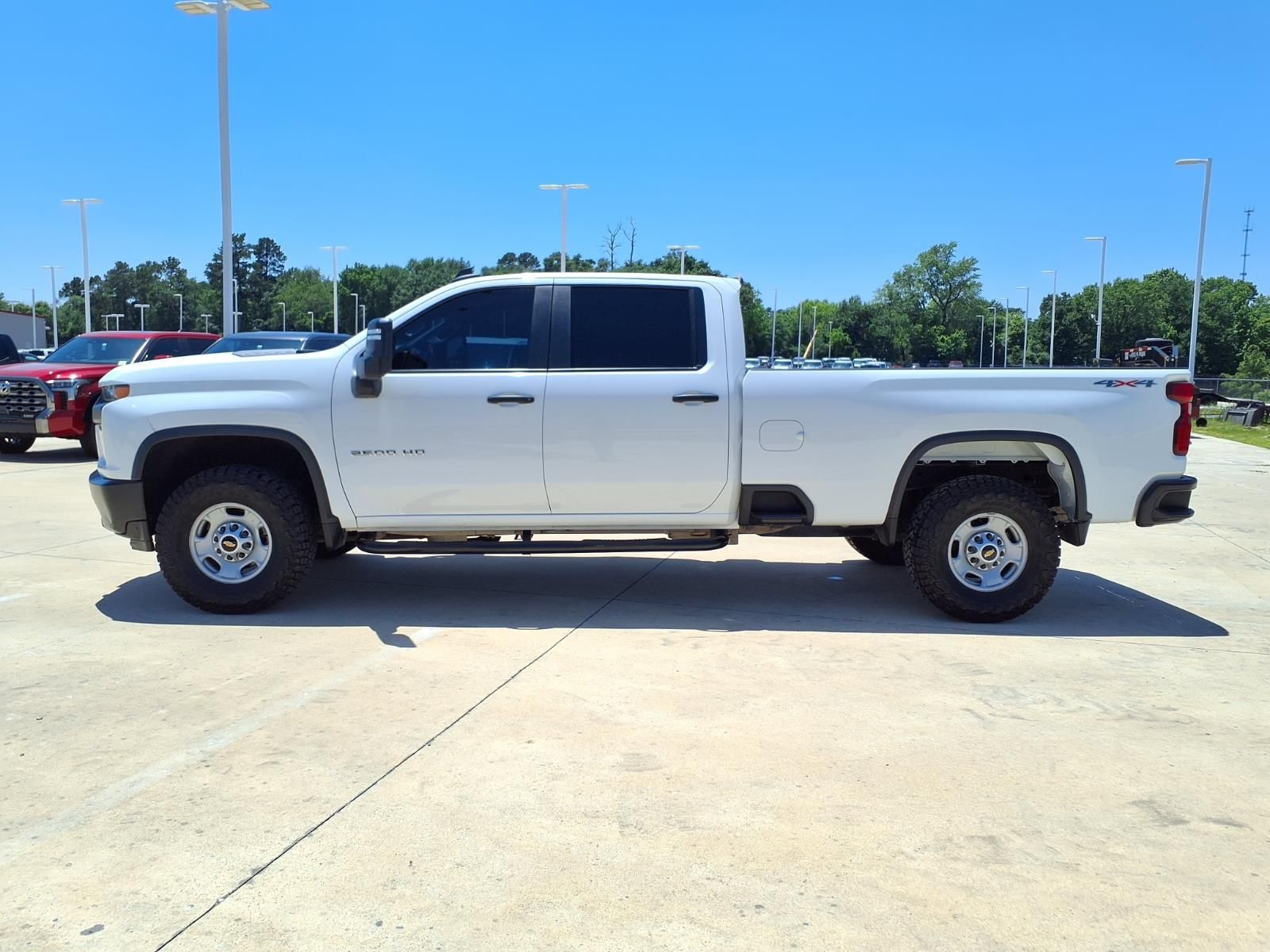 2023 Chevrolet Silverado 2500HD Work Truck White at Wharton Chevrolet GMC