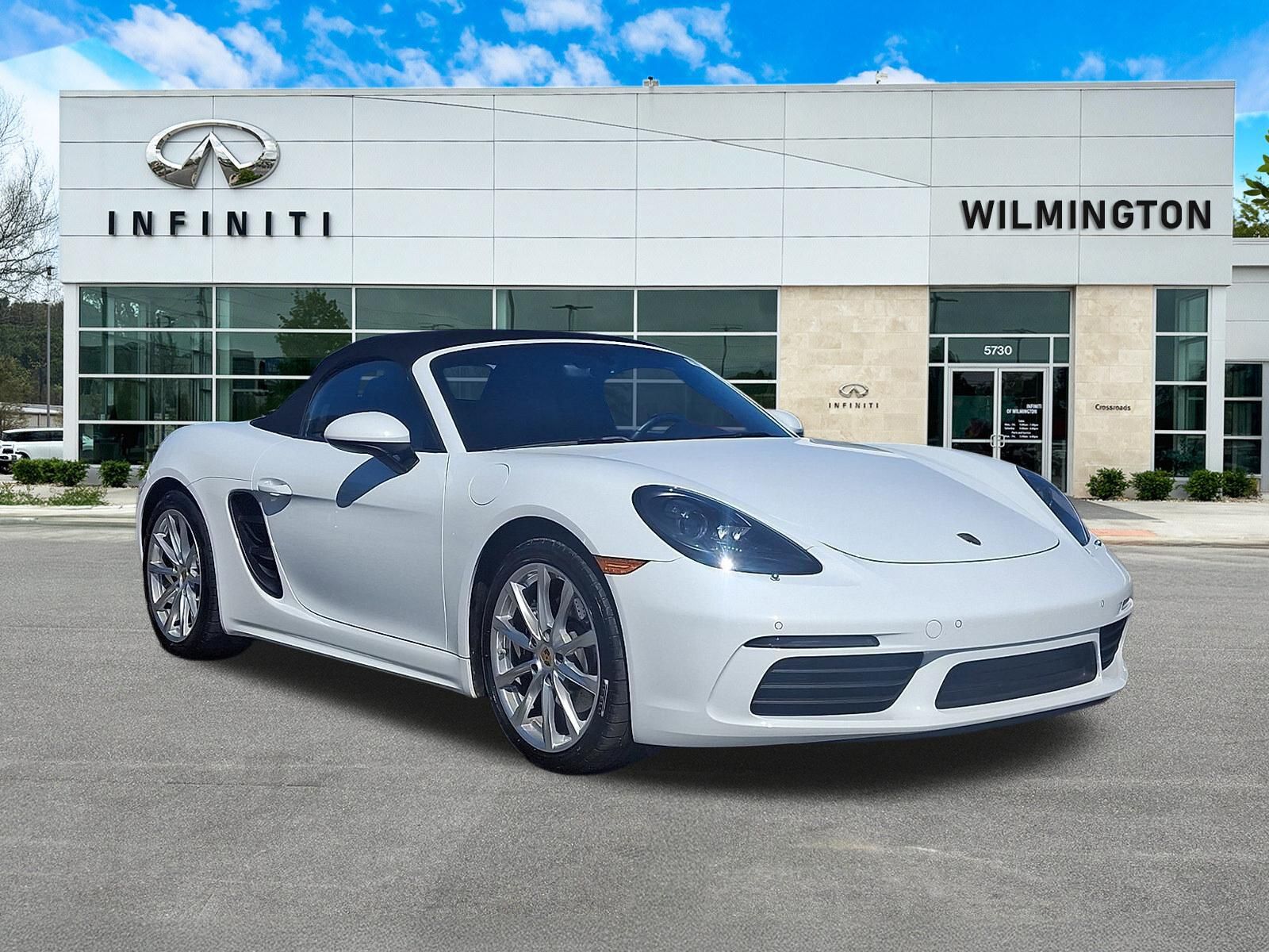 Carrara White Metallic 2019 Porsche 718 Boxster RWD Convertible Rear-Wheel Drive 7-Speed Automatic