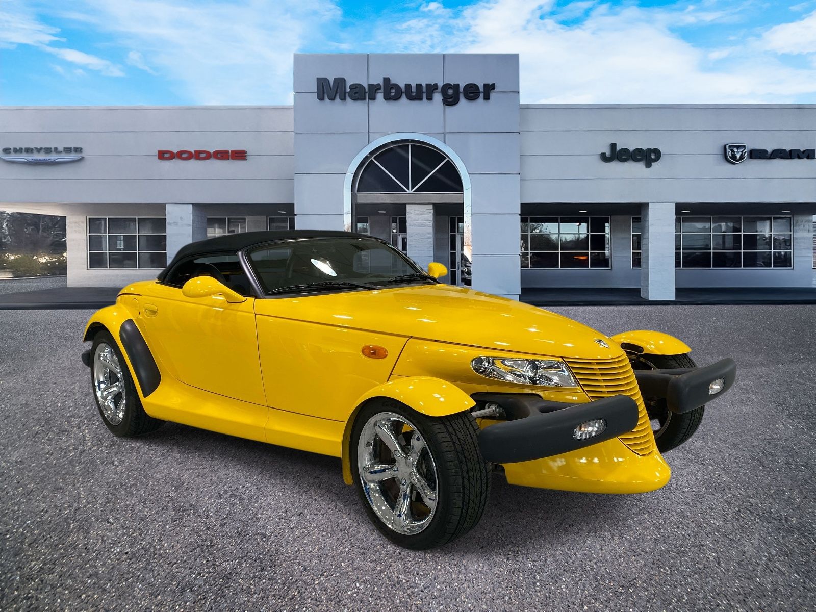Yellow 2002 Chrysler Prowler 2 Dr STD Convertible Convertible Rear-Wheel Drive 4-Speed Automatic