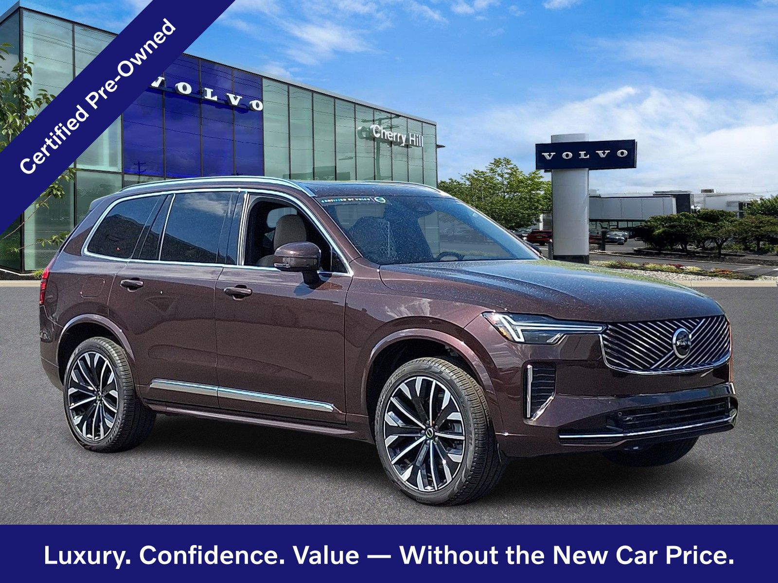 Red (Maroon) 2025 Volvo XC90 SUV / Crossover All-Wheel Drive Automatic