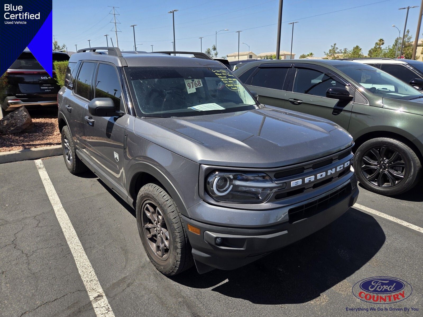Carbonized Gray Metallic 2022 Ford Bronco Sport SUV / Crossover All-Wheel Drive 8-Speed Automatic