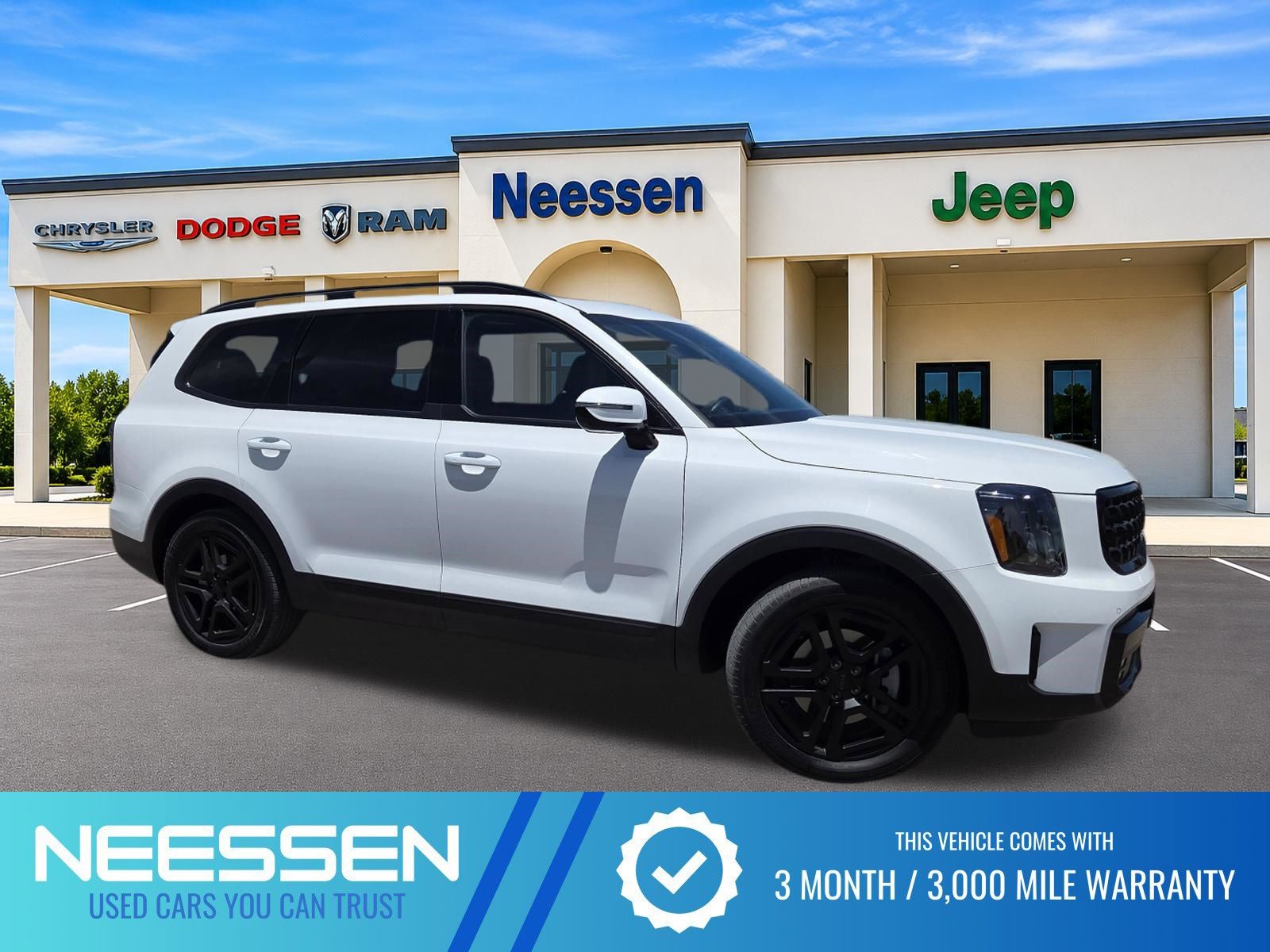 White Pearl 2025 Kia Telluride SUV / Crossover All-Wheel Drive 8-Speed Automatic